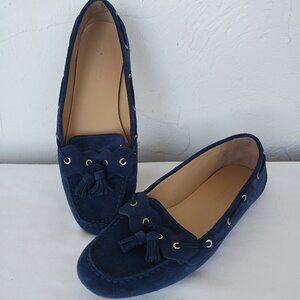 Talbots Everson Tassel Driving Suede Moccasin 9.5M